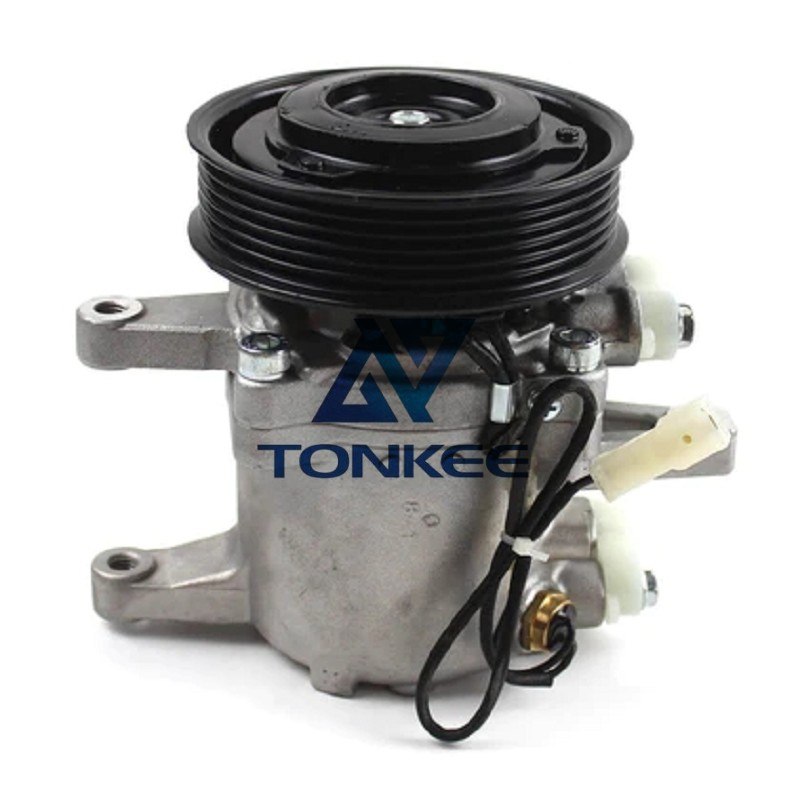 3P999-00620 C Compressor Air Compressor, SVO7E 6 GROOVE AC Compressor Clutch, Assy for Kubota M135GX GXDTC M136 SV07E | Tonkee®