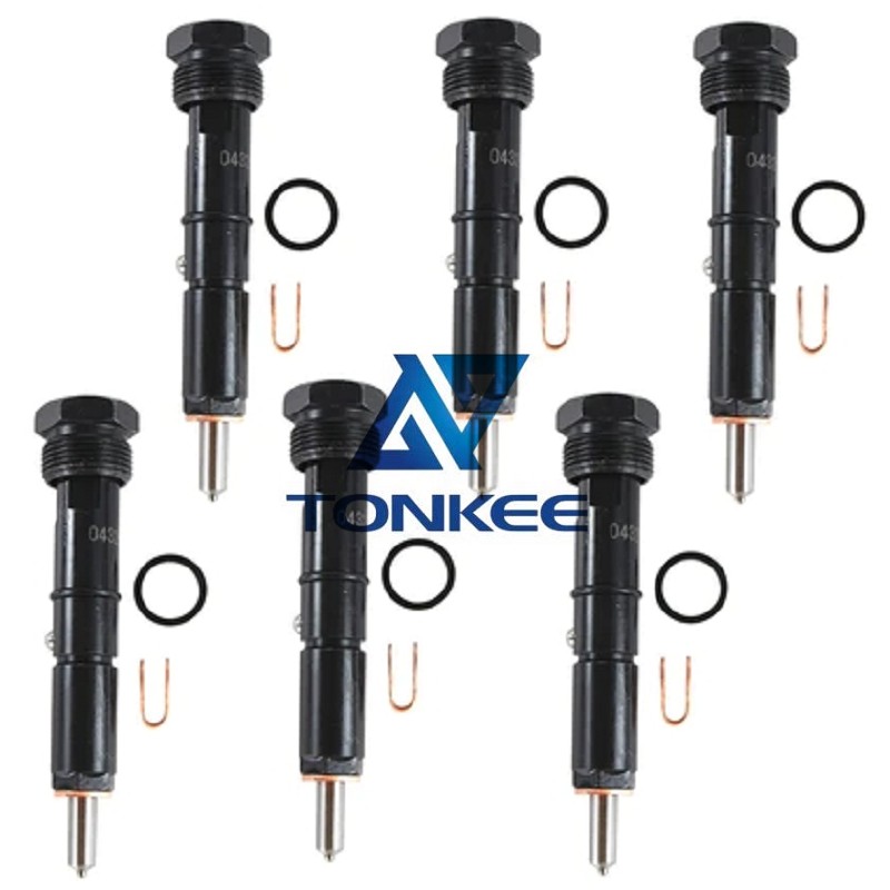  6PCS Fuel Injectors 0432133864, for Cummins 5.9L 6BT50HP Engine, Dodge Ram 3500 2500 5.9L 1994-98 | Tonkee®