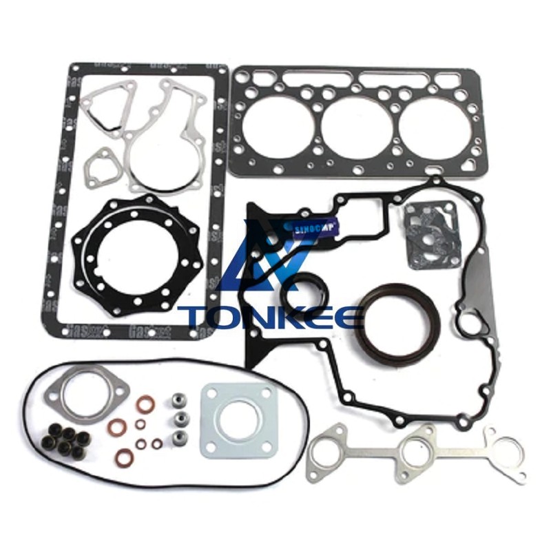 Overhaul Gasket Kit for Kubota Engine, D902 Excavator KX41-3, Tractor BX25 Utility Vehicle RTV900 | Tonkee®