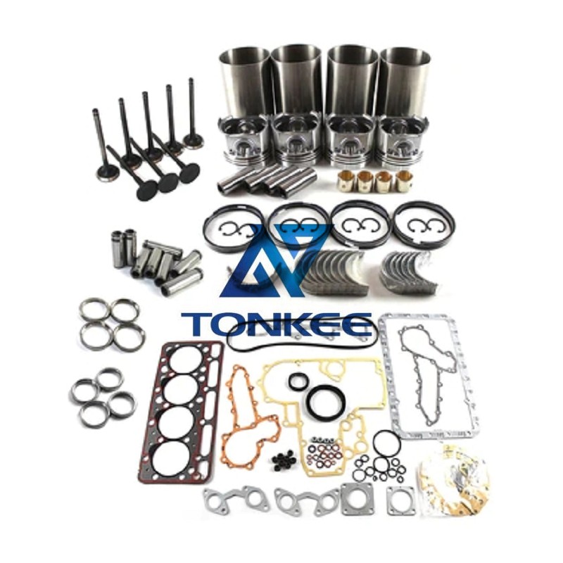 Overhaul Rebuild Kit for Kubota V2203-M, Engine L4350DT L4400DT L4740, MX5100 R510 L5240 Indirect Injection | Tonkee®