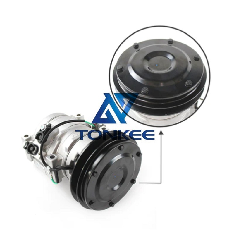 10S15C AC AC Compressor 20Y-979-6121, 447220-4053 for Komatsu PC200-7, PC200-8 PC220-8 PC270-8 PC300-8 Excavator | Tonkee®